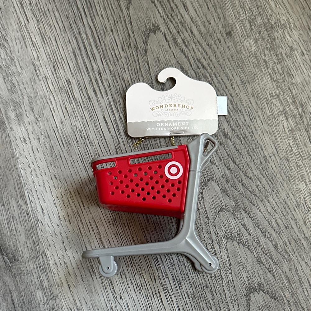 Target Red Shopping Cart Ornament - Picture 3 of 3
